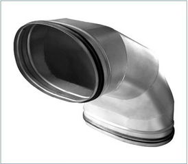 工業管道中的四種常見彎頭 90°彎頭、咬口彎、沖壓彎與蝦米彎及其連接件法蘭